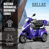 Samus Trotineta electrica Trotineta Electrica Samus Dallas-3R1-10T1000-60V20-Blue | 60V, 1000W, 20Ah, Albastru