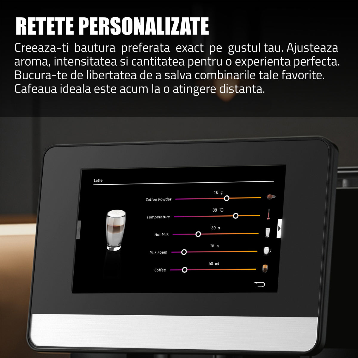 Espressor Samus MAGNIFIQUE 19 | 1.7L, 19 Bar, Negru