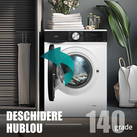 Masina Spalat Rufe Samus WSMDI12147 | 12kg, 1400RPM, Inverter, 59.5x65x85cm