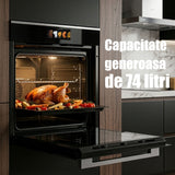 Samus Cuptor incorporabil Cuptor Incorporabil Samus SC634GDT15H | 74L, Electric, 17 Functii, Timer, 59.5x56.8x59.5cm