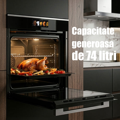 Samus Cuptor incorporabil Cuptor Incorporabil Samus SC634GDT15H | 74L, Electric, 17 Functii, Timer, 59.5x56.8x59.5cm