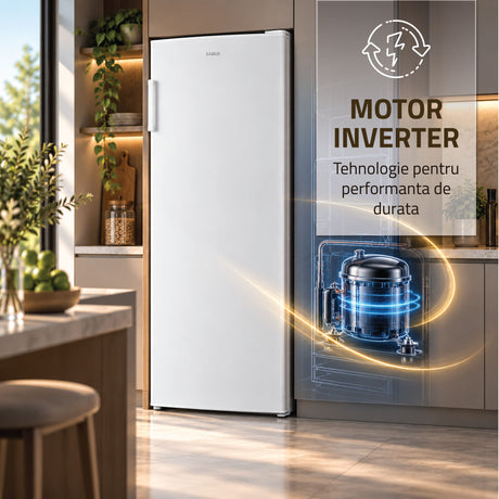 Racitor Bauturi Samus SR459IE | 331L, No Frost, Clasa E, Negru