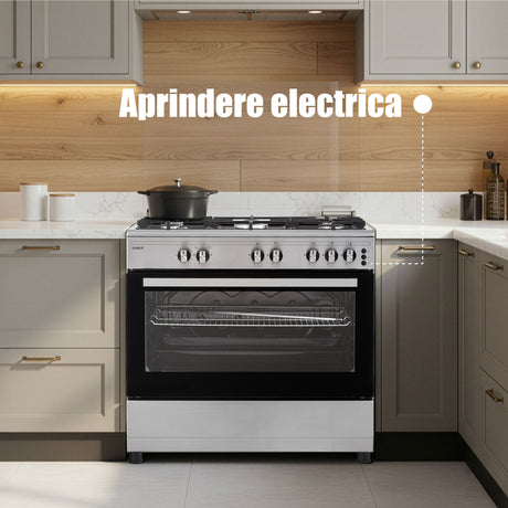 Aragaz Samus SM950AGRXS1 | 92L, 90cm, Inox