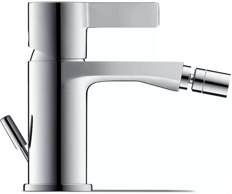 Duravit Baterie bideu Duravit, D-Neo Single-lever bidet mixer, monocomanda, cartus ceramic, set evacuare cu tija, crom