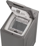 CANDY Masina de spalat rufe cu incarcare verticala Candy, 8 kg, 1200 RPM, Display 3D, Wifi,Mix Power Systems, Gentle touch opening, Clasa D, Antracit