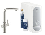Grohe Sistem filtrare apa Baterie Bucatarie Grohe Blue Home 31539DC0 | Filtrare, Racire, Apa Carbogazoasa, Supersteel