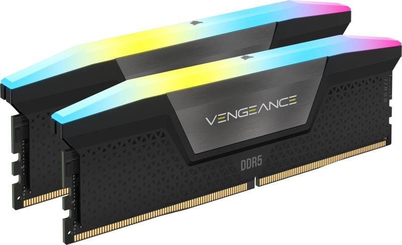 Corsair Memorie RAM Memorie RAM Corsair Vengeance RGB CMH32GX5M2B6000C38 | 32GB, DDR5, 6000MHz, CL38, Kit 2x16GB