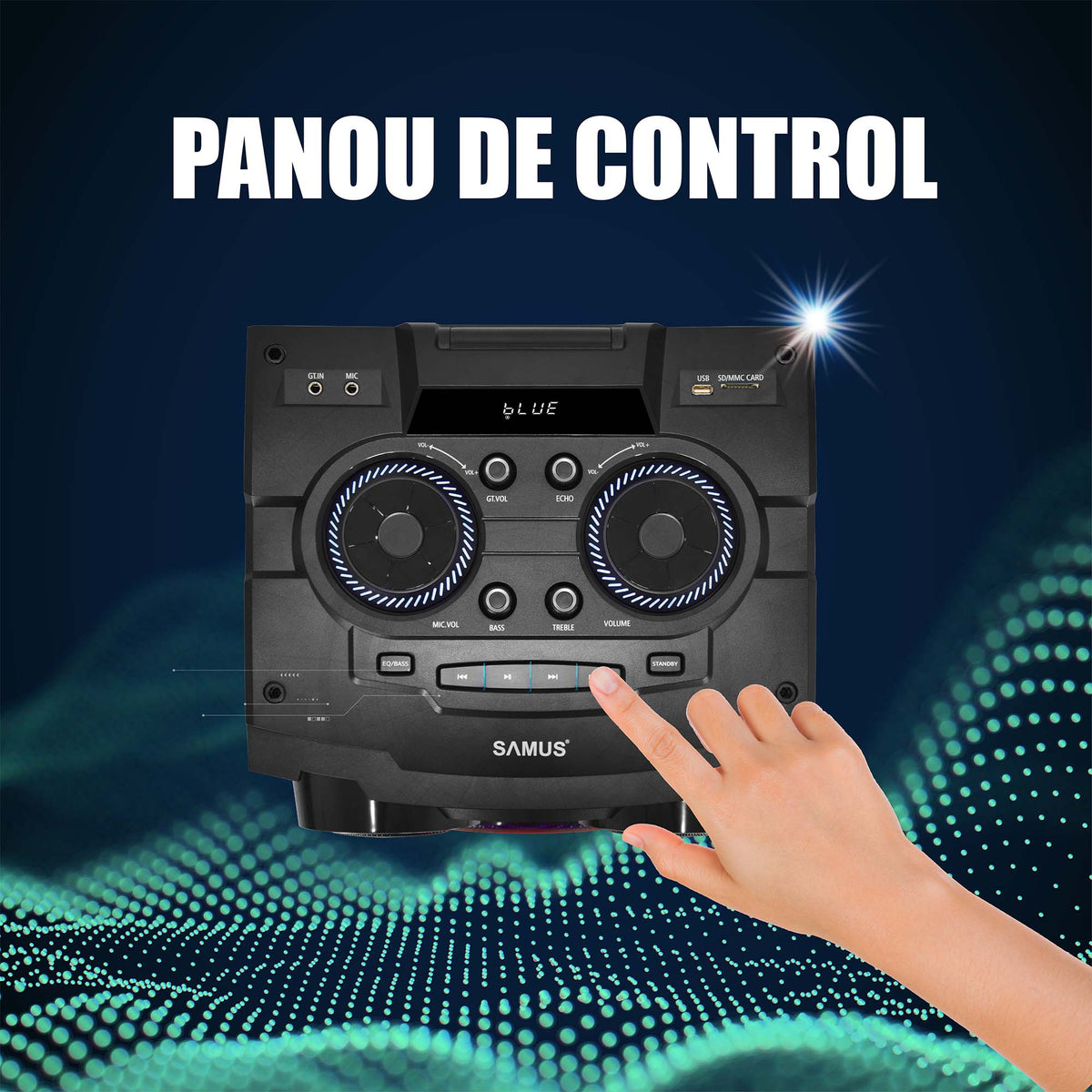 Boxe Samus FIESTA 12 | 300W, 12", Bluetooth, Portabil