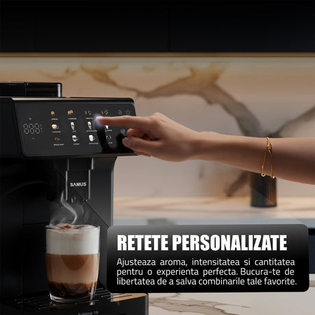 Espressor Automat Samus SUBLIME 19 | 1350W, 1.7L, 19 bari, Negru