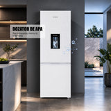 Combina Frigorifica Samus SCW517NFIDE | 324L, No Frost, Clasa E, Inox, 60x65x201cm