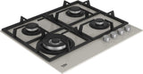 Beko Plita pe gaz Plita pe Gaz Beko HILW64225SBG | 60cm, 4 Arzatoare, Sticla Gri, Wok