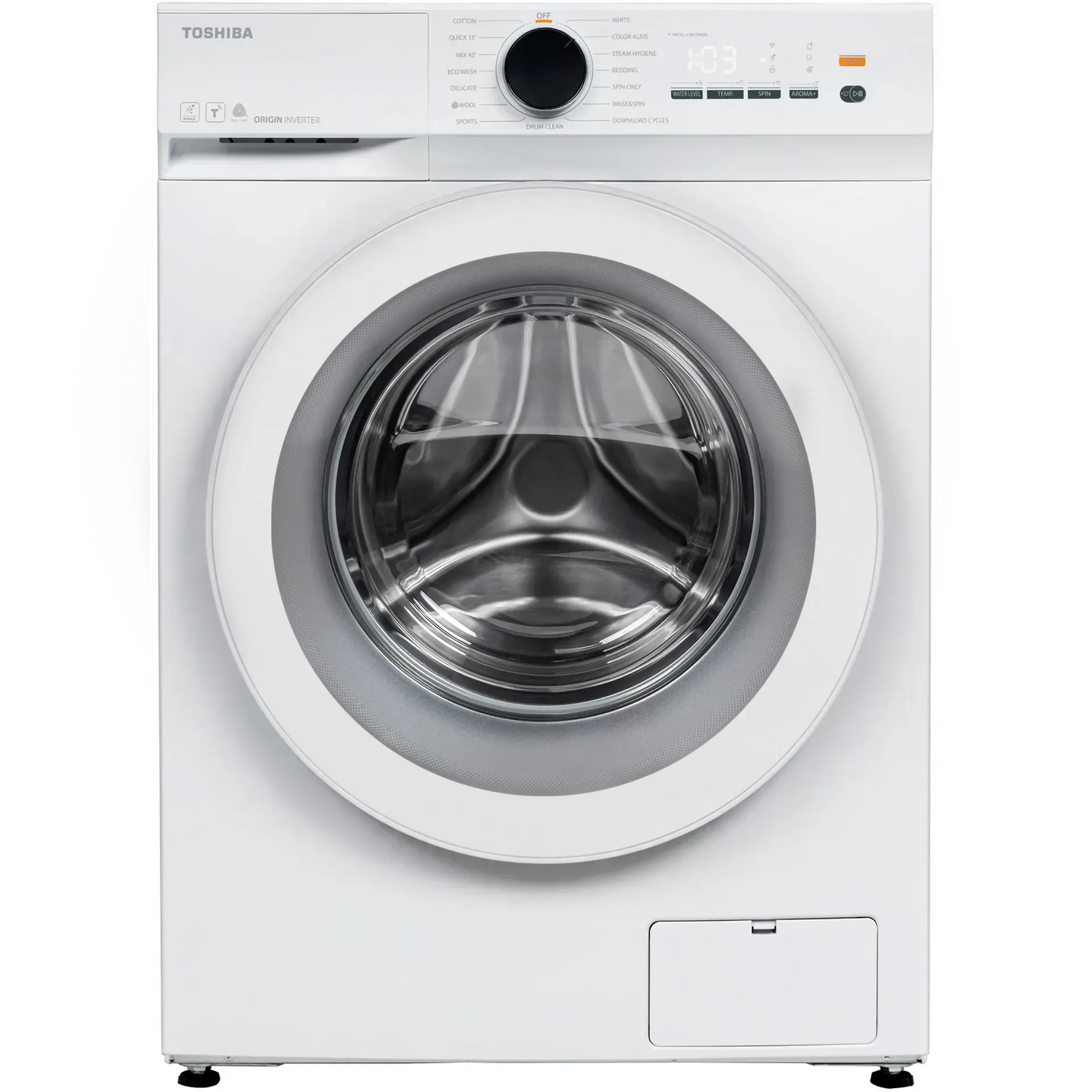 Toshiba Masina de spalat rufe Masina de spalat Toshiba TW-T21BU90UWBK(WW) | 8kg, 1400RPM, Clasa A, Slim, Wi-Fi, 59.5x47x85cm
