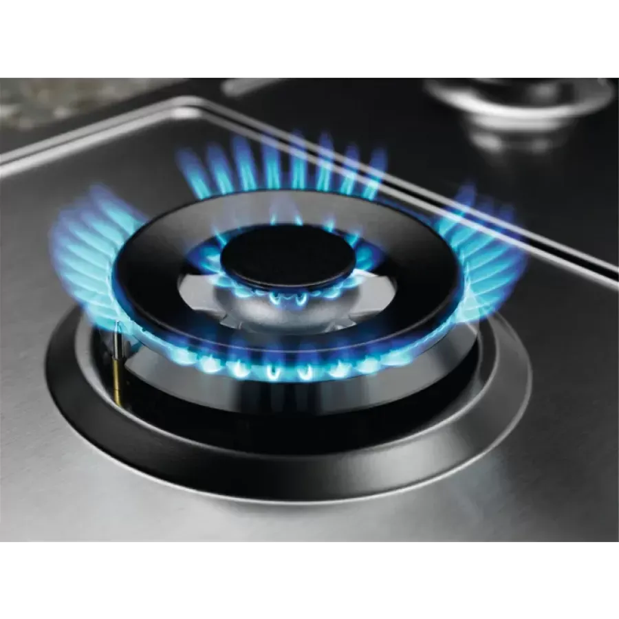 Electrolux Plita incorporabila ELECTROLUX, Gaz, 4 arzatoare, Wok, inox