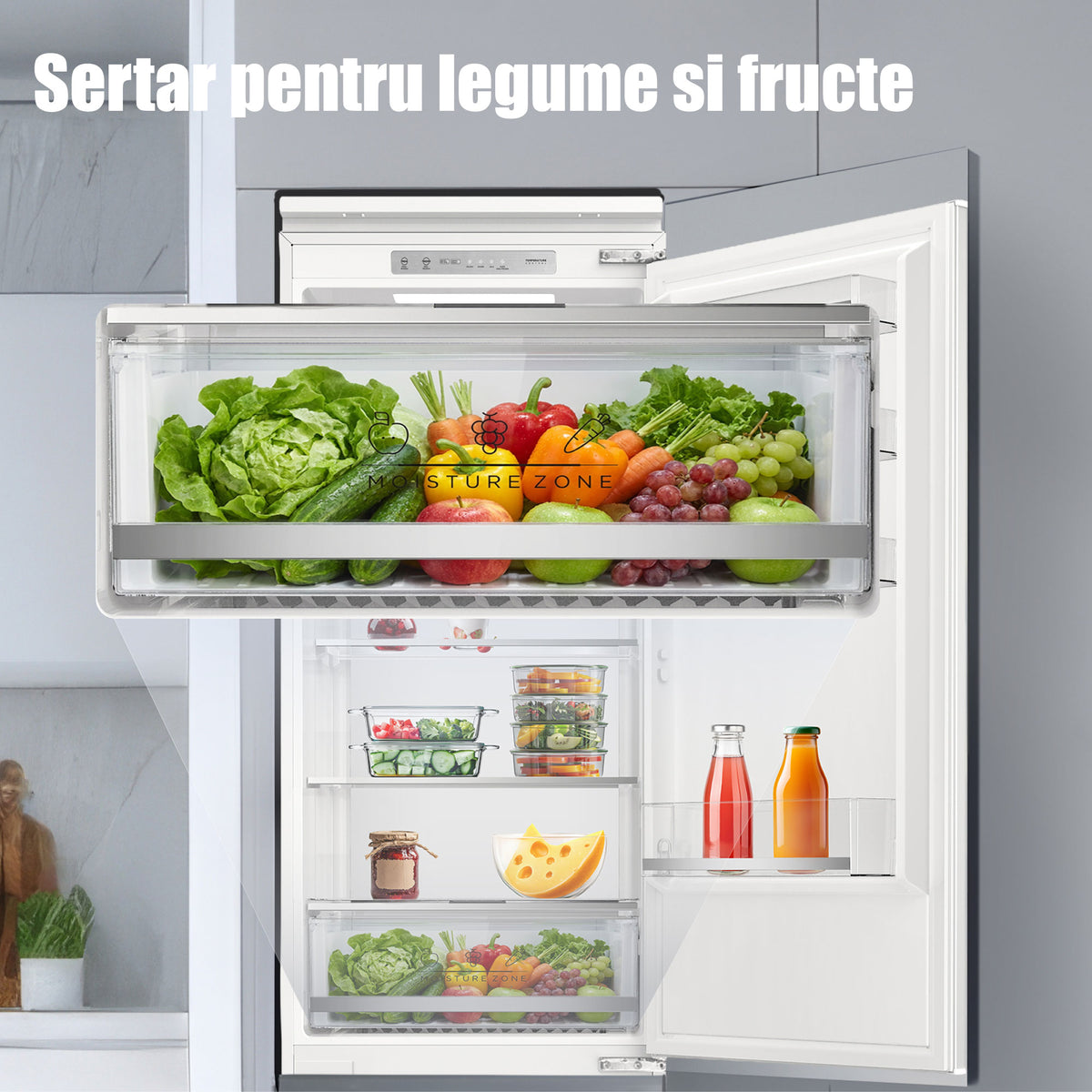Combina Frigorifica Incorporabila Samus SCBI395NFE | No Frost, Clasa E