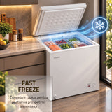 Lada Frigorifica Samus LS169IE | 142L, Clasa E, Alb, 70.5x55x85cm