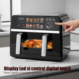 Air Fryer Samus AF9BIG-S2500DW | 2500W, 9L, 10 Programe, Negru