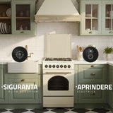 Aragaz SamusSR550EL3C1 | 48L, Timer, 50x56.4x81.3cm