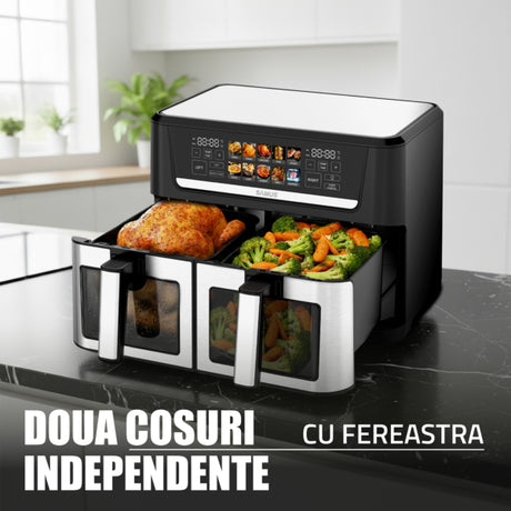 Samus Air Fryer Air Fryer Samus AF12TWIN-S2800DW | 2800W, 12L, Inox