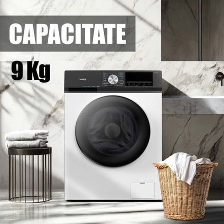 Samus Masina de spalat rufe Masina Spalat Rufe Samus WSEDI9148 | Clasa A – 10%, 9kg, 1400 RPM, Inverter