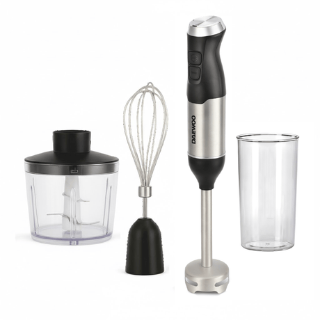 Daewoo SDA Blender Blender Vertical Daewoo DHB60BX | 600W, Tija Inox, 2 Viteze, Accesorii