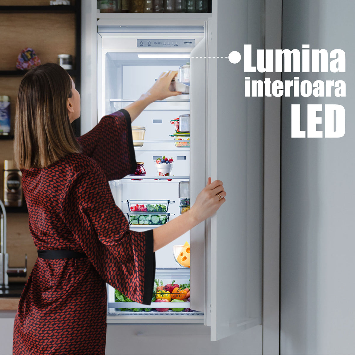 Combina Frigorifica Incorporabila Samus SCBI395NFE | No Frost, Clasa E