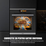 Samus Cuptor incorporabil Cuptor Incorporabil Samus SC634GDT15H | 74L, Electric, 17 Functii, Timer, 59.5x56.8x59.5cm