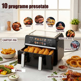 Air Fryer Samus AF9BIG-S2500DW | 2500W, 9L, 10 Programe, Negru