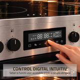 Samus Aragaz Aragaz Samus SM569VDE INOX | 5 Arzatoare, Gaz, Cuptor Electric, Inox