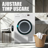 Uscator de Rufe Samus SGDP-924 | 9kg, Pompa de Caldura, 16 Programe, Clasa D, Alb, 60x60x85cm