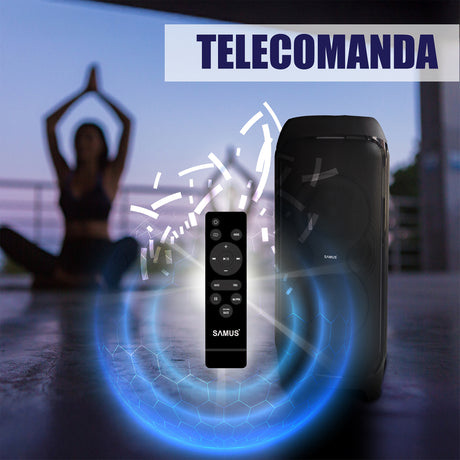 Boxa Portabila Samus PRIME SOUND 590 | 450W, Bluetooth, Negru
