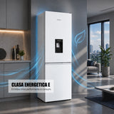 Combina Frigorifica Samus SCW517NFIDE | 324L, No Frost, Clasa E, Inox, 60x65x201cm - Etichetă energetică