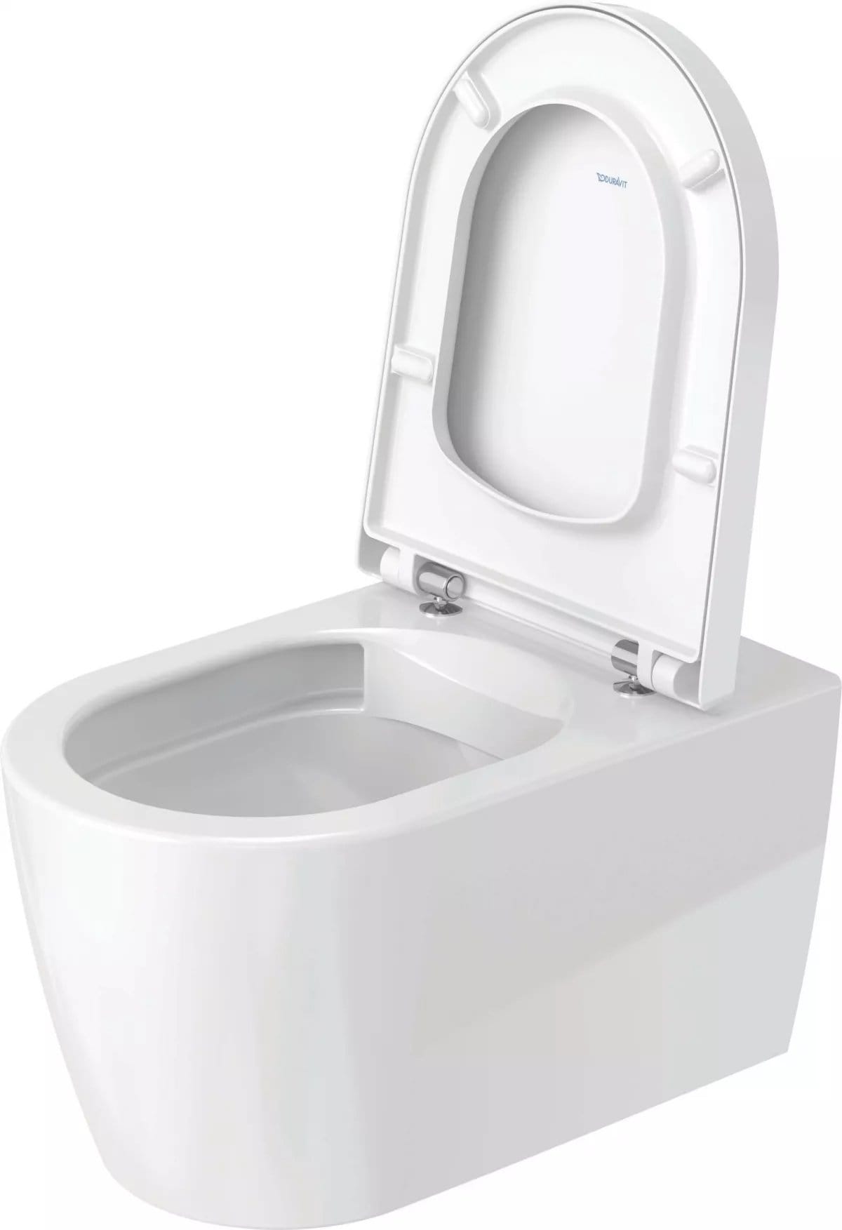 Duravit Vas wc + capac Duravit, Toilet-set,wm,ME by Starck,white rimless WD, Durafix, incl.s&c w.sc, suspendat, evacuare orizontala, cu capac (0020090000), soft close, alb