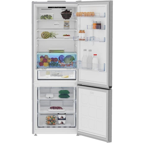 Beko Combina frigorifica Combina frigorifica Beko B3RCNE564HXB | 490L, Clasa E, No Frost, Metal Look, 70x74.5x192cm