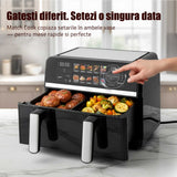 Air Fryer Samus AF9BIG-S2500DW | 2500W, 9L, 10 Programe, Negru