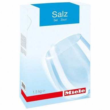 Miele Consumabile Sare pentru masina de spalat vase Miele, CareCollection, pachet 1.5 kg (2 bucati x 750 g), Sarea ajuta la reactivarea unitatii de dedurizare a masinii de spalat vase pentur obtinerea unor reziltate de spalare satisfacatorului.