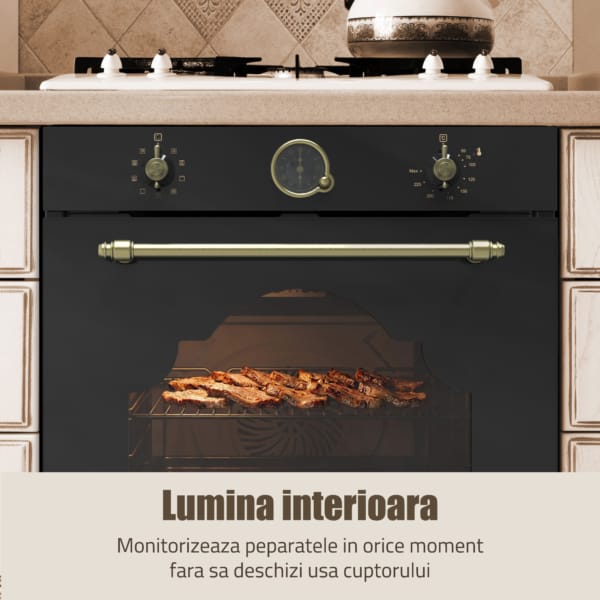Samus Cuptor incorporabil Cuptor Incorporabil Samus SC630VTA9 | Negru, 59.5x56.8x59.5cm