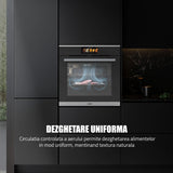 Samus Cuptor incorporabil Cuptor Incorporabil Samus SC634GDT15H | 74L, Electric, 17 Functii, Timer, 59.5x56.8x59.5cm