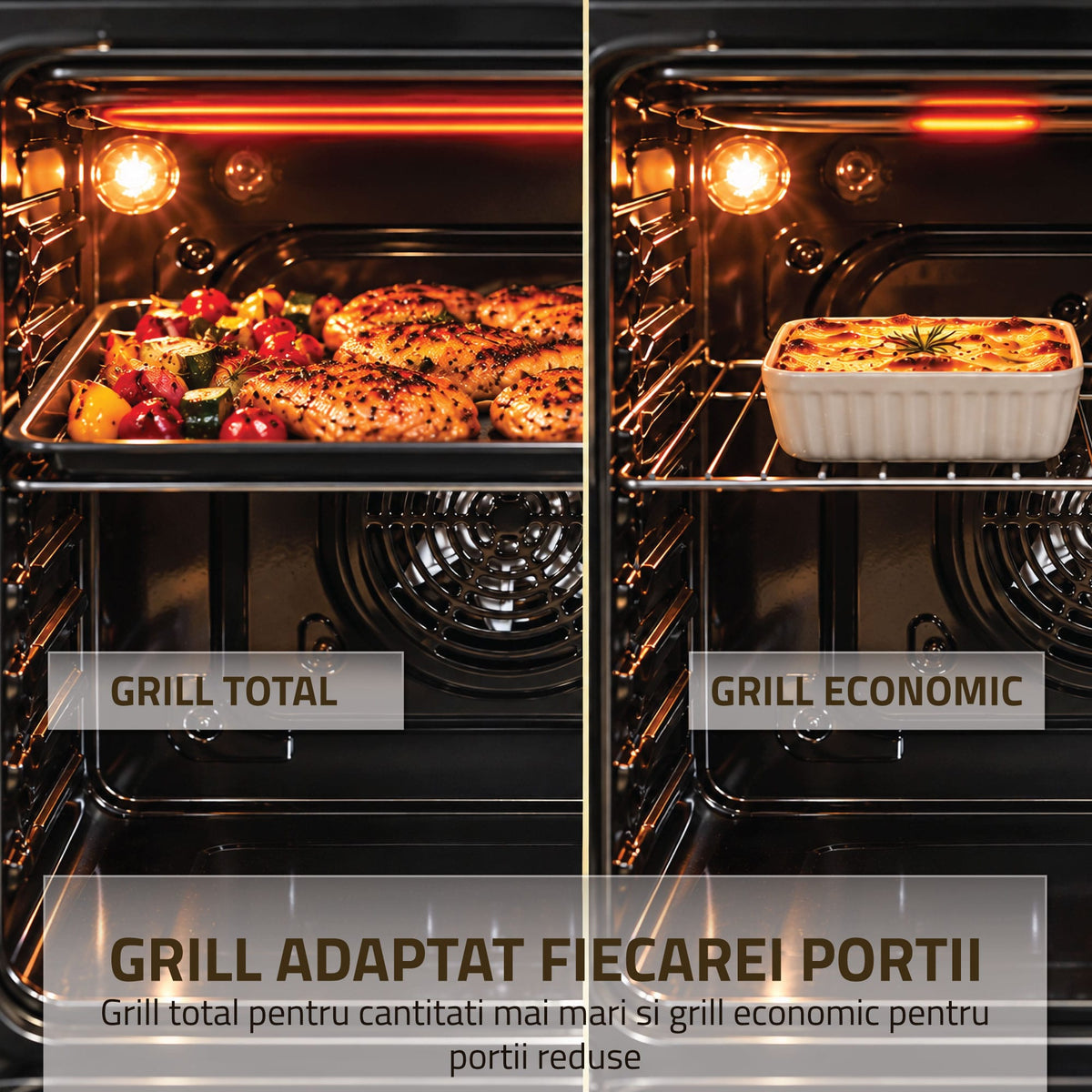Samus Aragaz Aragaz Samus SM668VME INOX | 60cm, 4 Arzatoare Gaz, Cuptor Electric, 60x60x85cm