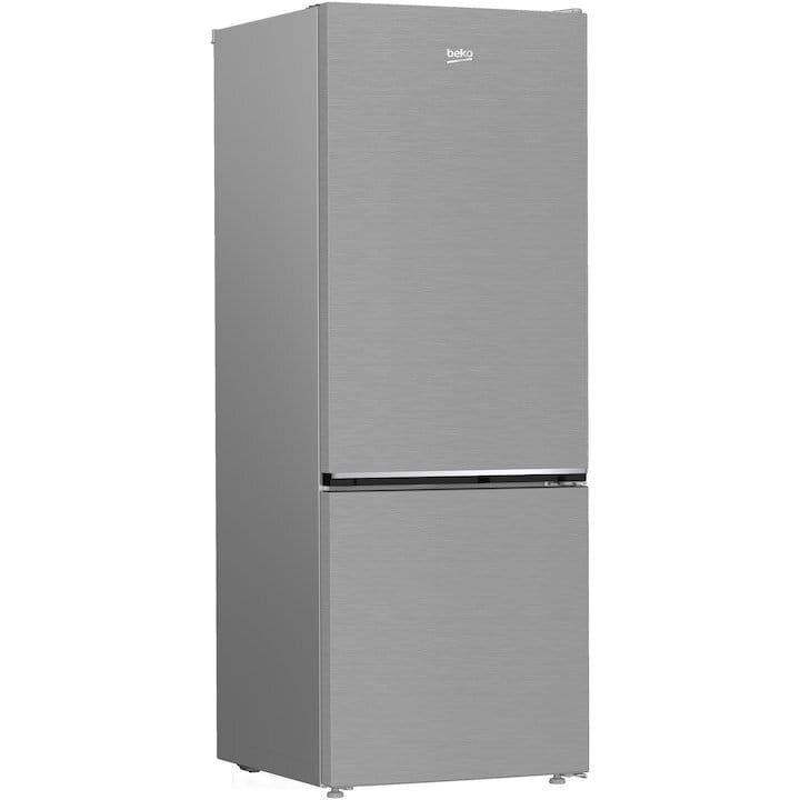 Beko Combina frigorifica Combina frigorifica Beko B3RCNE564HXB | 490L, Clasa E, No Frost, Metal Look, 70x74.5x192cm