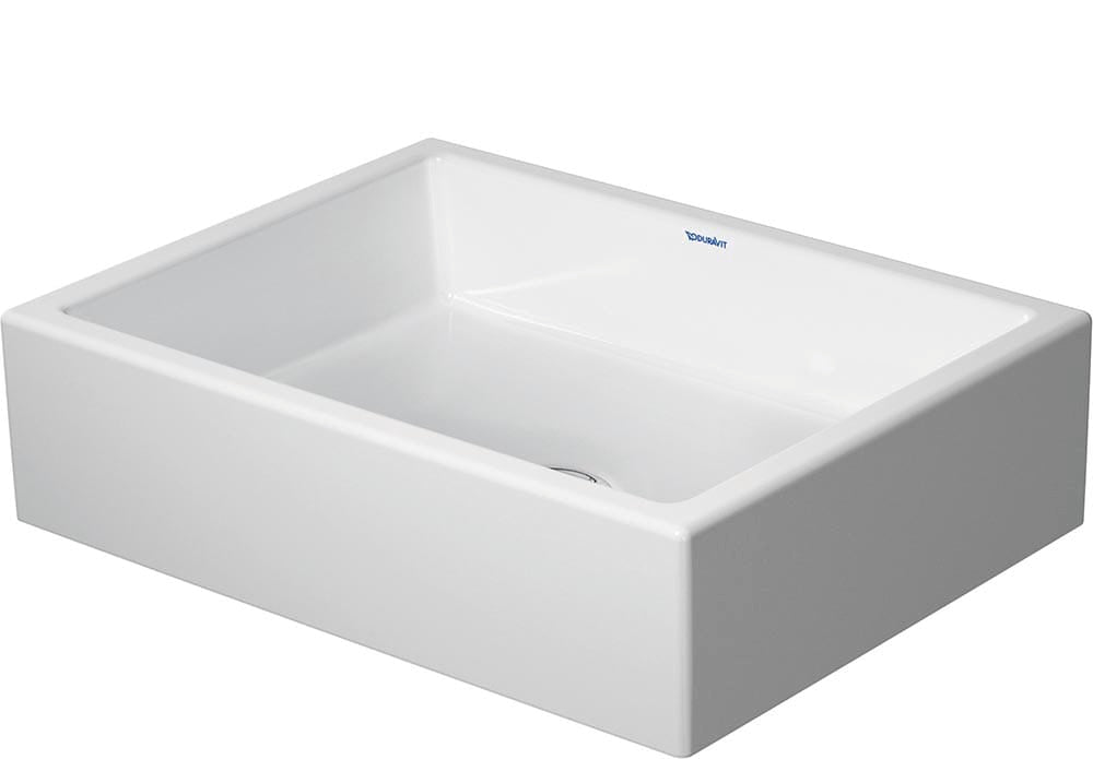 Duravit Lavoar Duravit, Washbowl Vero Air 500mm white w/o. OF, w/o. TP, ground, montare pe blat, dreptunghiular, wondergliss, alb