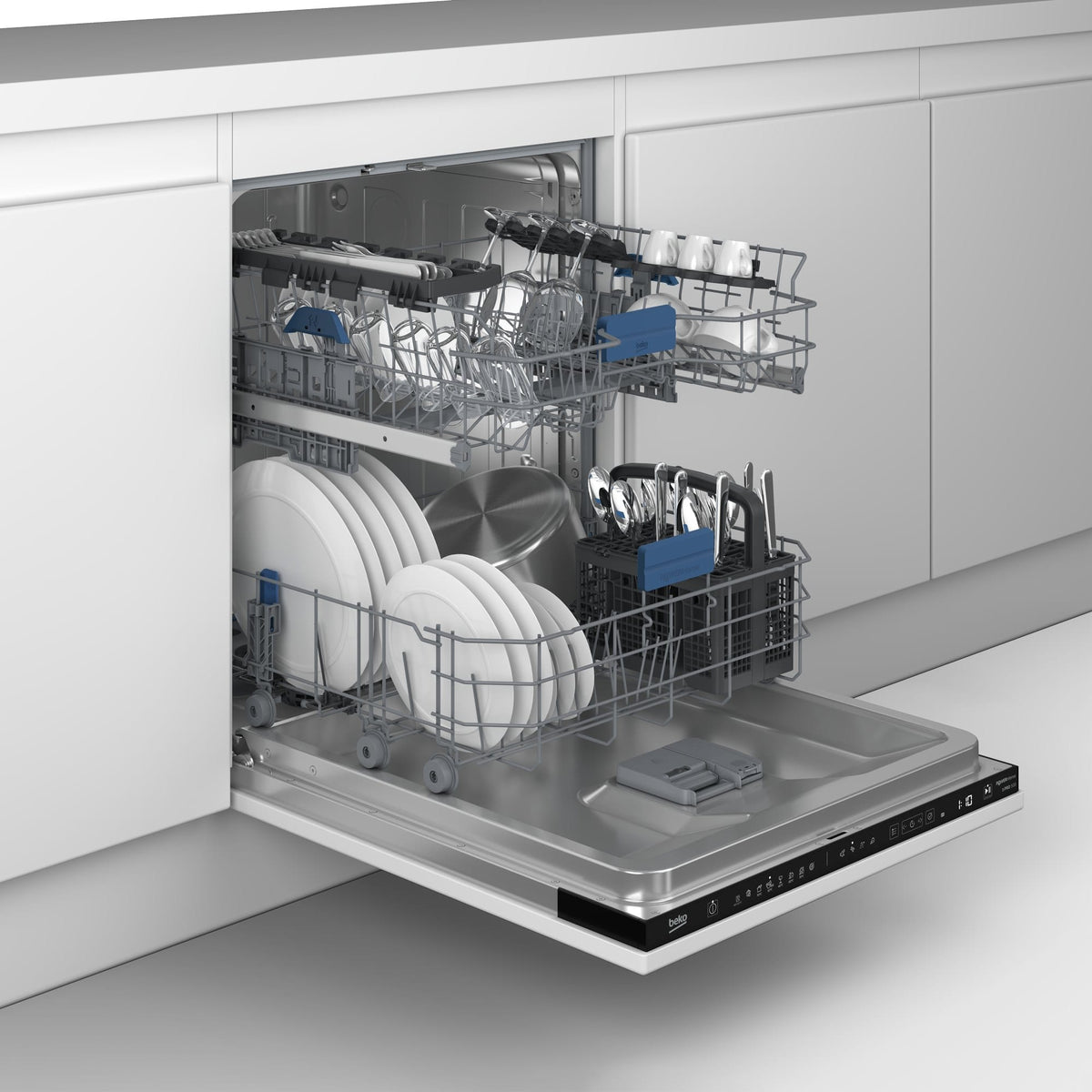 Beko Masina de spalat vase incorporabila Masina de spalat vase incorporabila Beko BDIN38440P | 14 seturi, 8 programe, Clasa C, 41dB