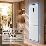 Combina Frigorifica Samus SCW540NFIE | 400L, No Frost, Clasa E, Inox, 60x68x186cm