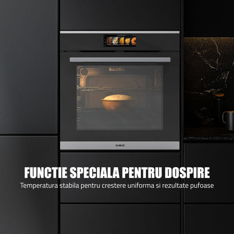 Samus Cuptor incorporabil Cuptor Incorporabil Samus SC634GDT15H | 74L, Electric, 17 Functii, Timer, 59.5x56.8x59.5cm