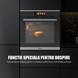 Pachet Built-in Samus PACHET SAMUS-ONL54 | Cuptor SC634GDT15H, 74L, Clasa A+, autocuratare catalitica +  Plita incorporabila inductie PSI-64BMG10, 4 zone gatit, sticla ceramica, 7000W, negru mat