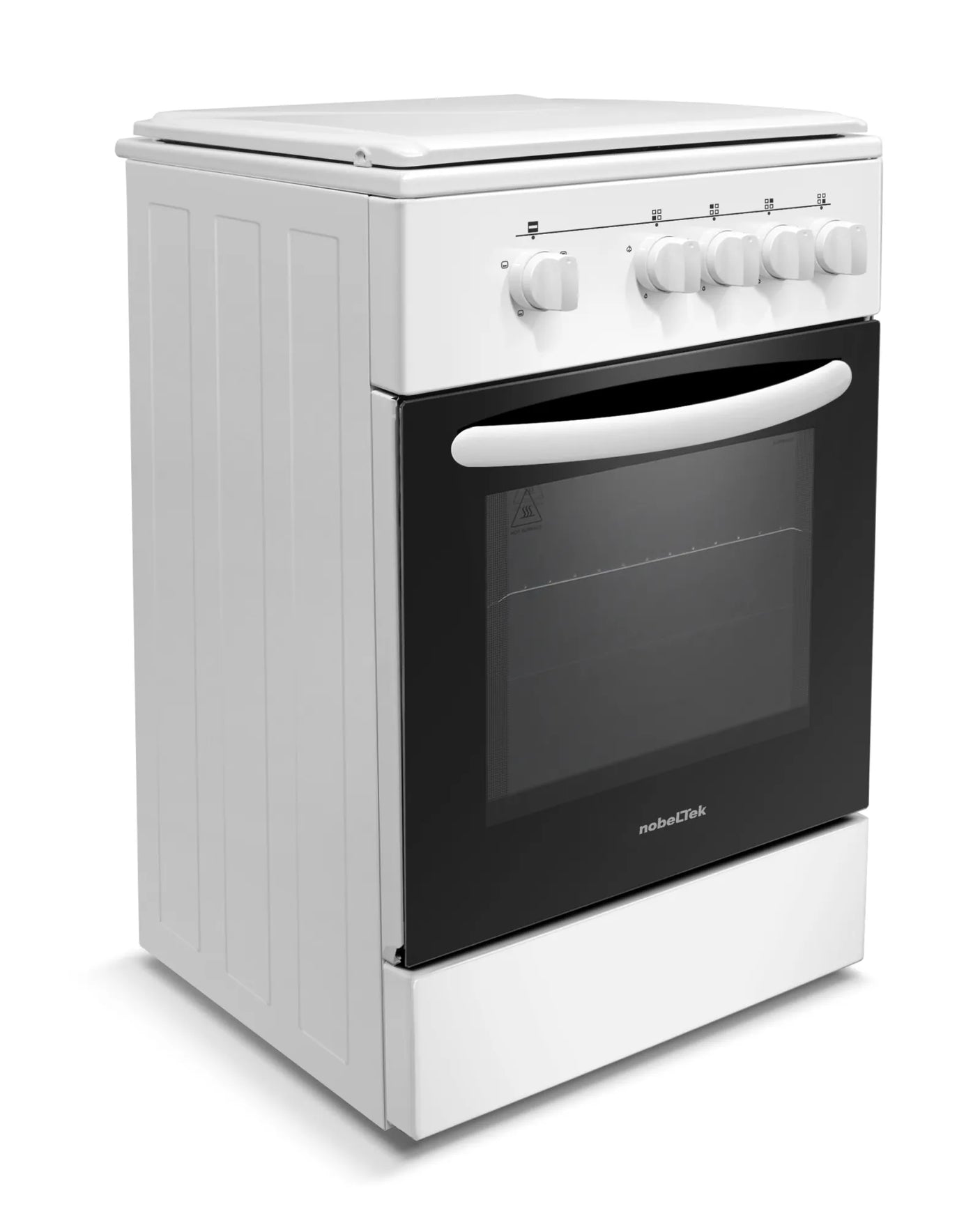 NobeLTek Cooking Aragaz Aragaz Nobeltek NLT 5551A/G1 | 50x50cm, Plita Gaz, Cuptor Gaz, GPL/GN, Alb, 50x54x87cm