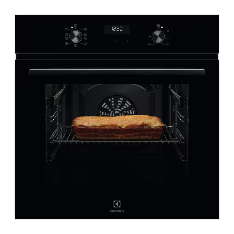Electrolux Cuptor incorporabil Electrolux, Electric, 65 l, Timer, Grill, Clasa A, Sticla neagra