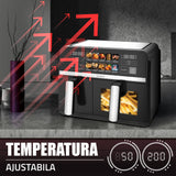 Air Fryer Samus AF9DUO-S2600DW | 2600W, 9L, Dual, 10 Programe, Negru