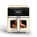 NobelTek SDA Air Fryer Friteuza cu aer NobelTek NAF1400C | 5L, 1400W, 8 programe, Crem