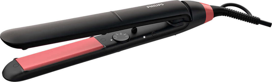 Philips Placa de par Philips StraighCare Essential, tehnologie ThermoProtect, placi cu infuzie de cheratina, Negru