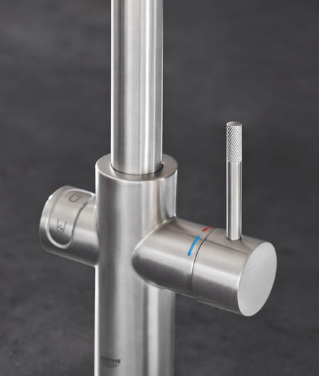 Grohe Accesoriu bucatarie Baterie Bucatarie Grohe Blue Home 31455DC1 | Filtare, Racire, Carbogazoasa, Crom Mat